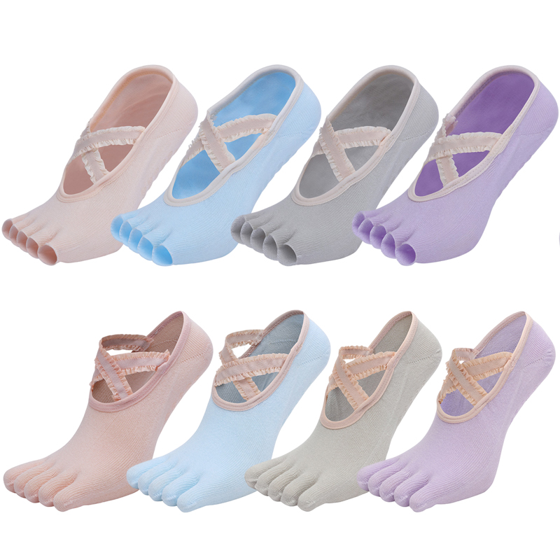 Toe Sock Split - Chaussettes de Yoga à cinq doigts