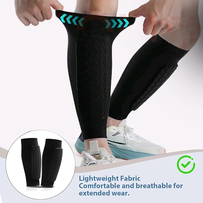 1 paire de protège-tibias de f - Compression Sleeve Calf avis et prix